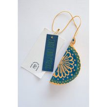 Load image into Gallery viewer, Yellow Bauble Honeycomb Ornament