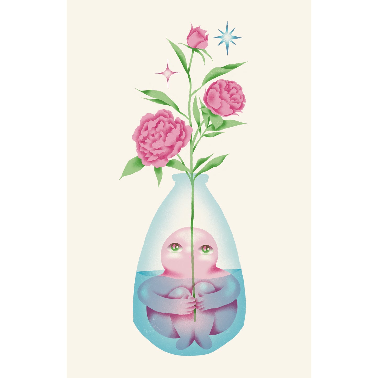 Vase Fish (Peony)