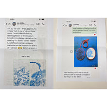 Load image into Gallery viewer, Brooch - Threads 2 made by Bronwen Gwillim commissioned by Liz Willis