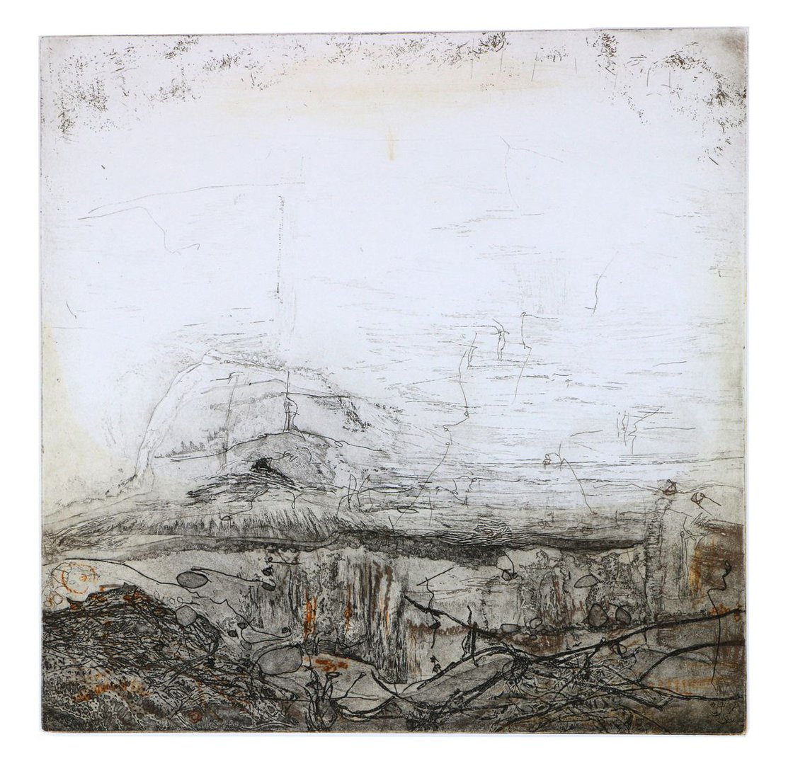 Solitary Cave Greeting Card