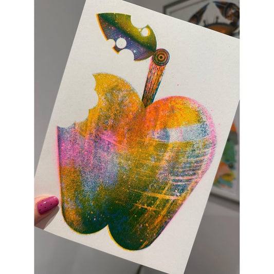 Ripe Apfel - Bitten Apple