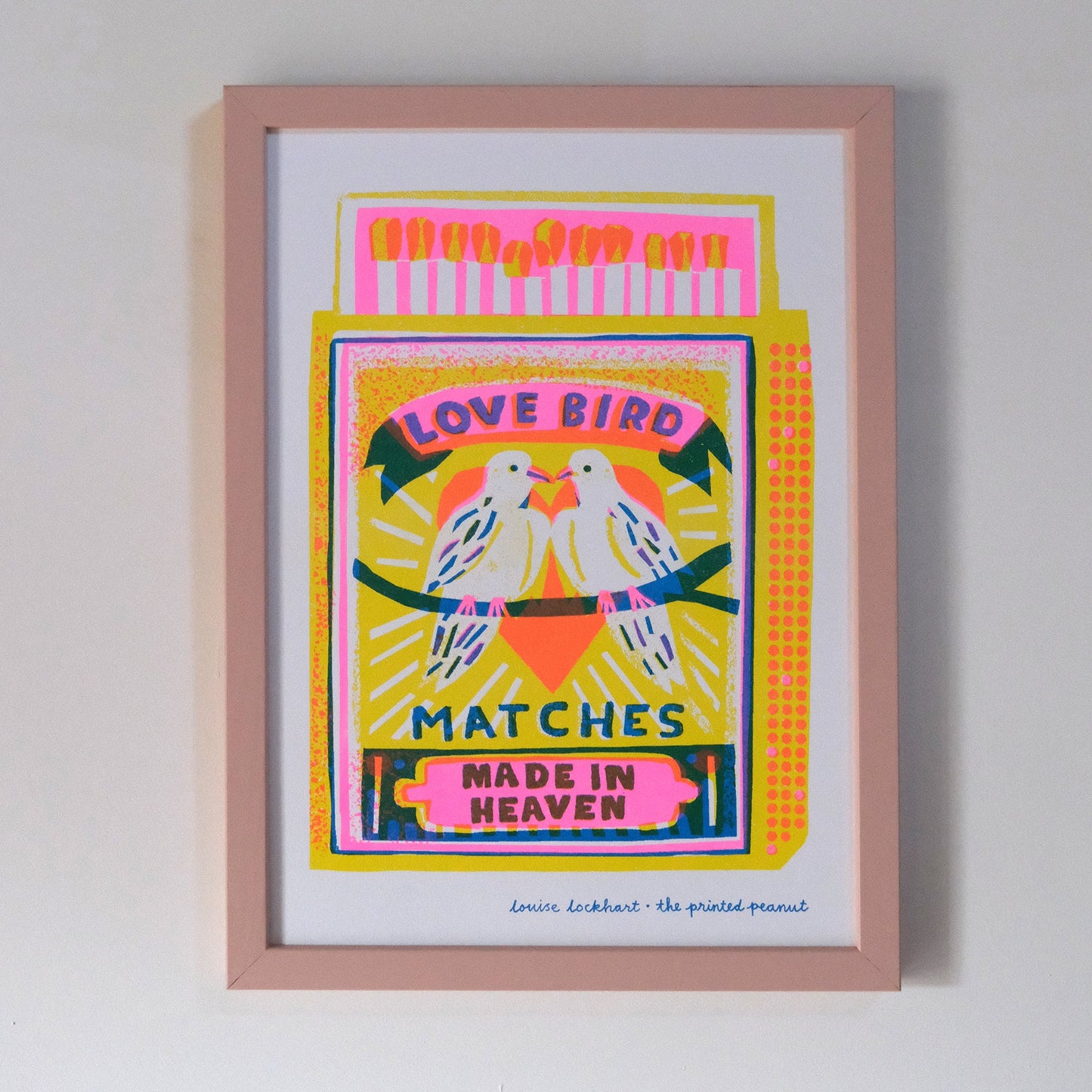 Love Bird Matches Print
