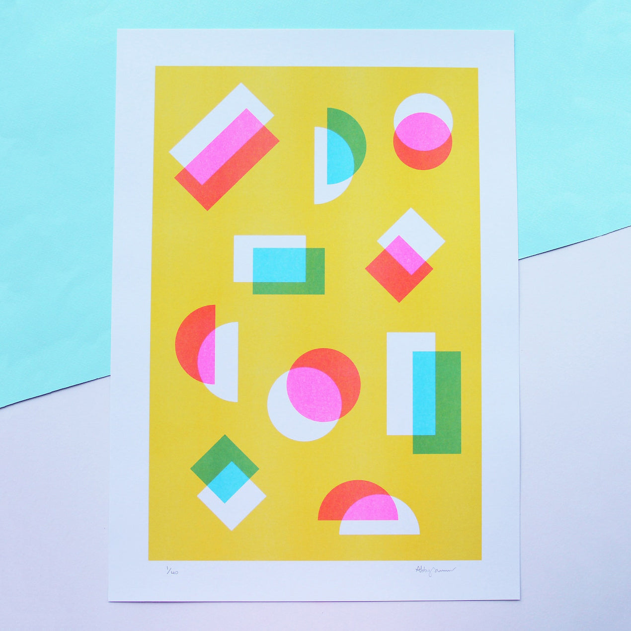 Shapes Pattern Print