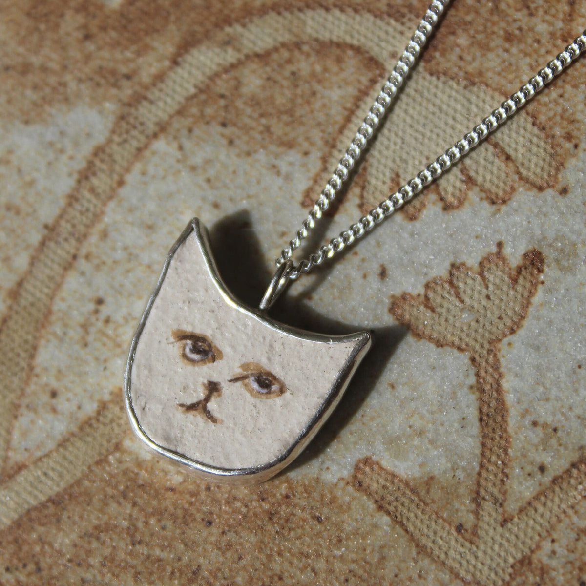 Cat Face Pendant #3