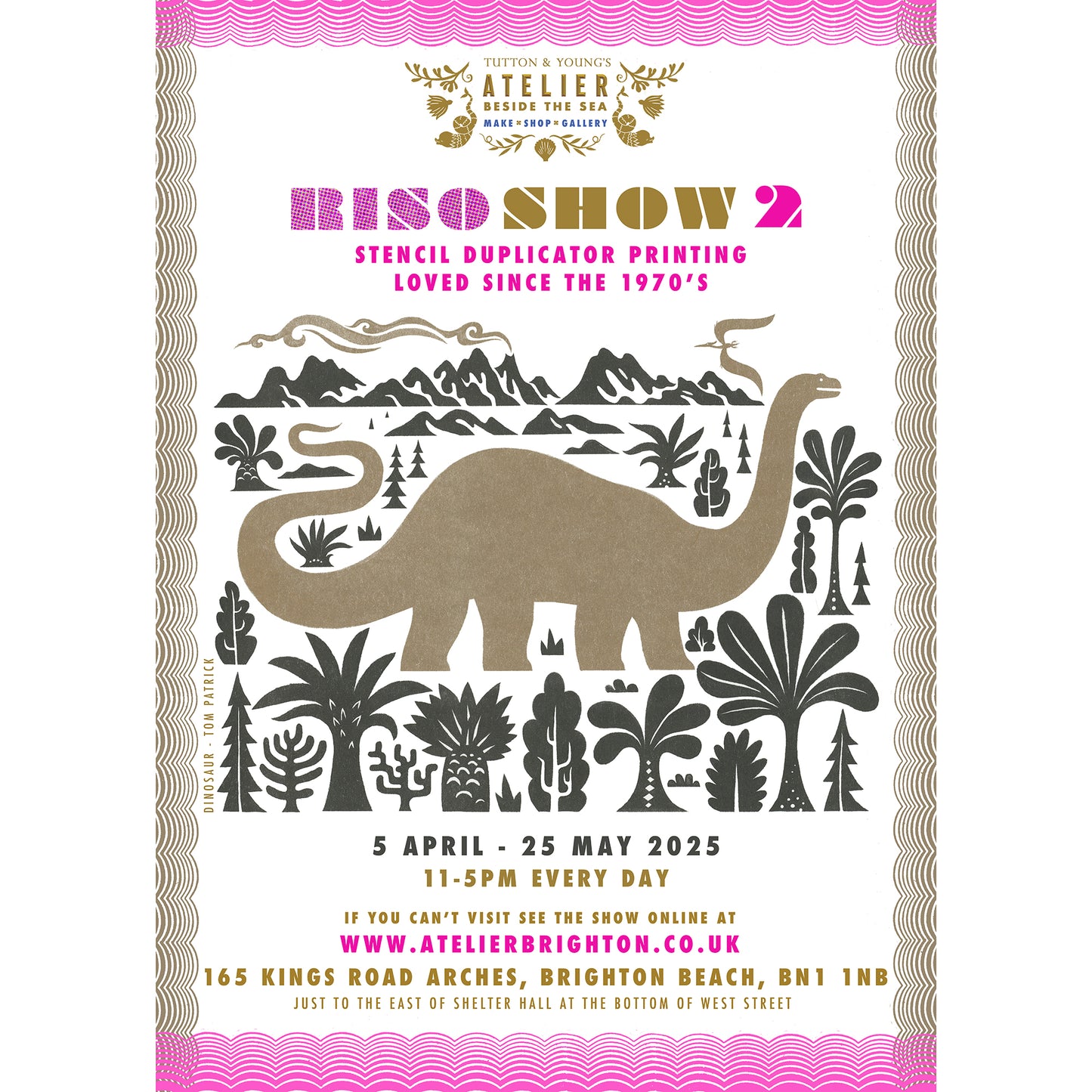 The Riso Show 2 Exhibition Poster