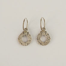 Load image into Gallery viewer, Christmas Wreath Hoop Earrings