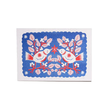 Load image into Gallery viewer, Birds + Berries Risograph Print