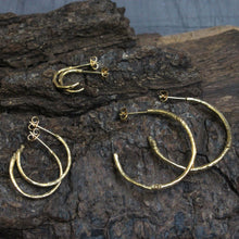 Load image into Gallery viewer, Branch Hoop Earrings Mini