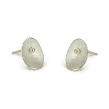 Load image into Gallery viewer, Single Large Seed Silver Stud Earrings