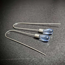 Load image into Gallery viewer, Droplet Earrings with Silver