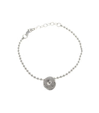Load image into Gallery viewer, Pond Ripple Ball Chain Bracelet in Silver