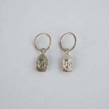 Load image into Gallery viewer, Buddha Head Hoops