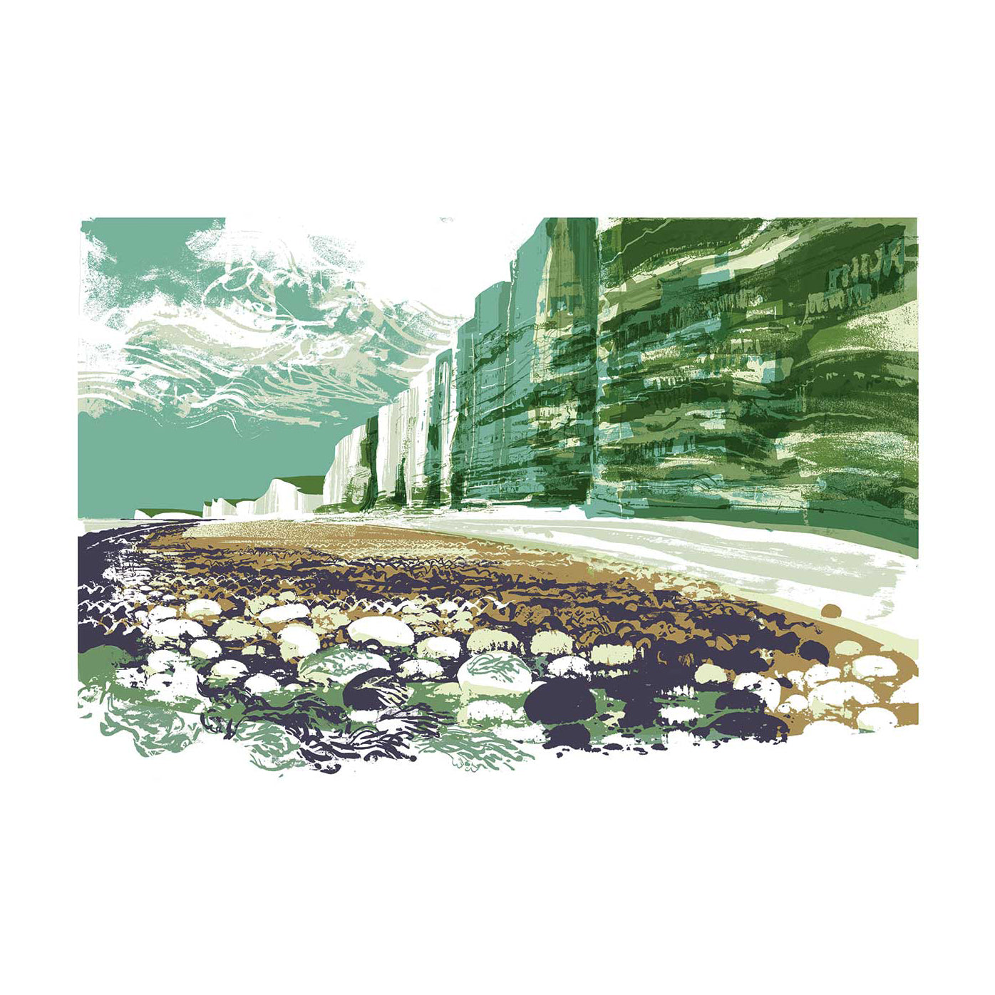 Low Tide Birling Gap Print