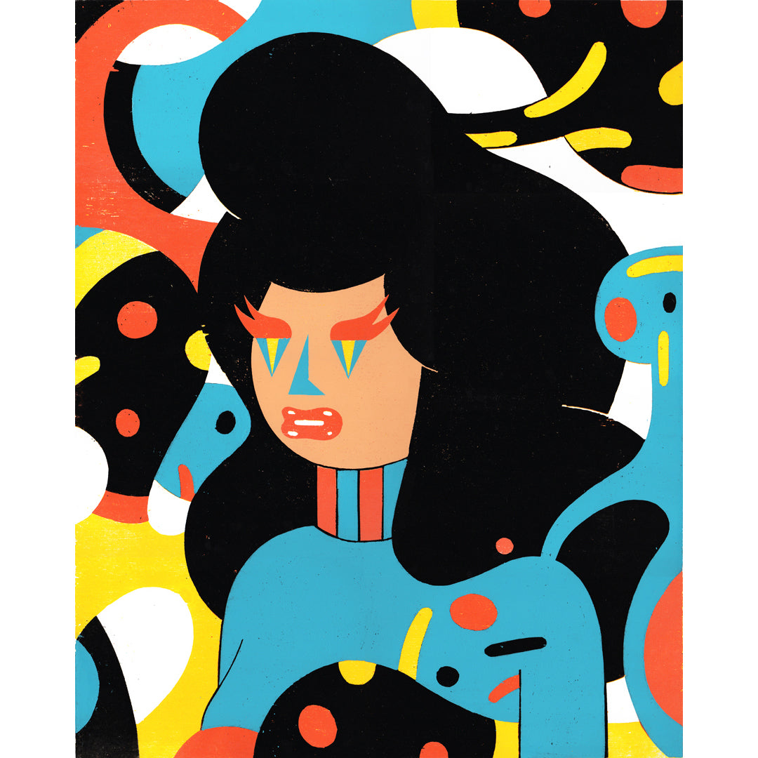 Burning Eyes Print Atelier Beside the Sea