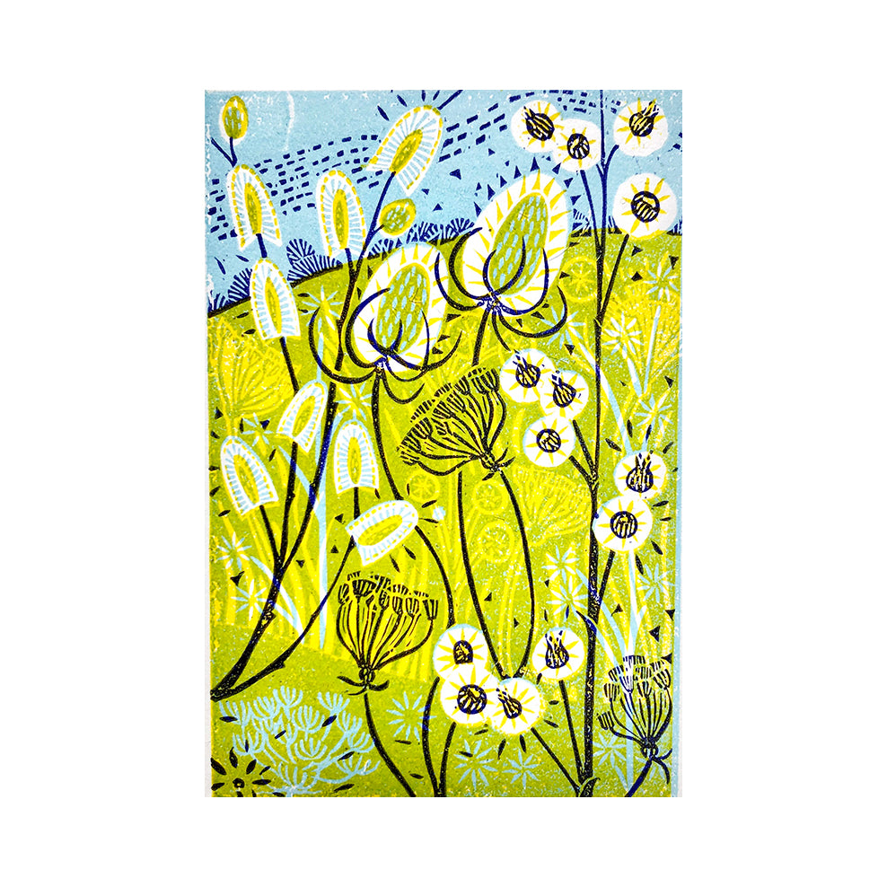 Catkins and Teasel Print