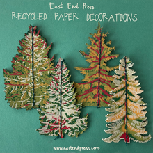Load image into Gallery viewer, Forest Paper Ornaments