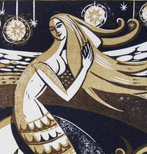 Load image into Gallery viewer, Zennor Mermaid - Relief / Letterpress Print