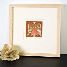 Load image into Gallery viewer, Oak Angel - Woodcut Print
