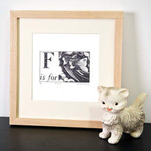 Load image into Gallery viewer, F is for Fairy - Alphabet Silkscreen Print