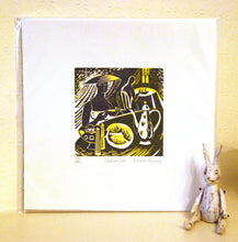 Load image into Gallery viewer, Lemon Tea - Woodcut Print