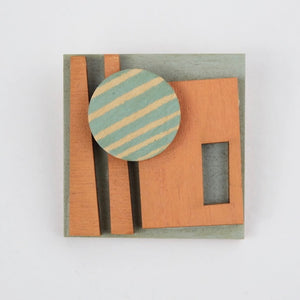 Collage Brooches