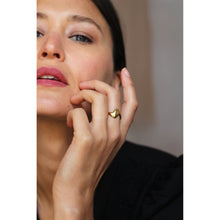 Load image into Gallery viewer, In Flow Ring in Gold Plated Silver