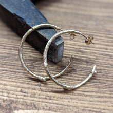 Load image into Gallery viewer, Branch Hoop Earrings Large