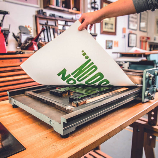 Letterpress Prints on Vintage Presses