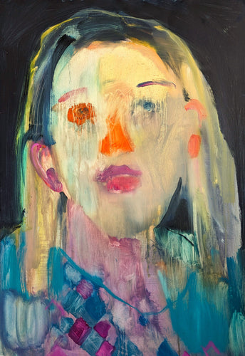 Portrait of Girl in the Rain