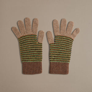 Marl Gloves Sand & Hazelnut