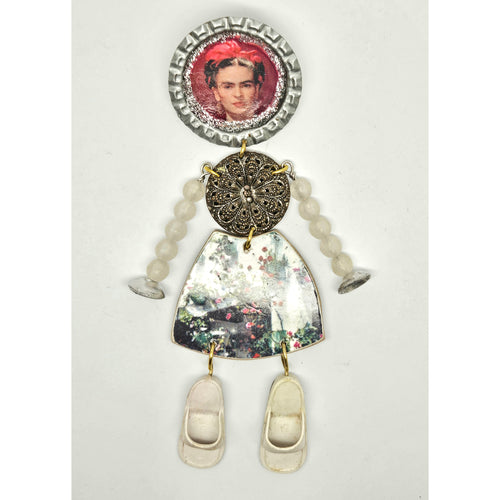 Frida Brooch with Flower Skirt