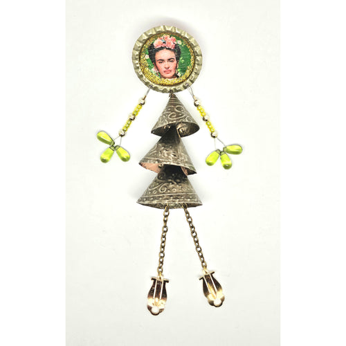Frida Brooch with Bells