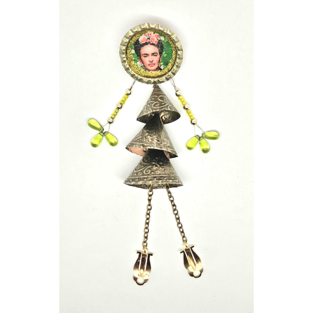 Frida Brooch with Bells