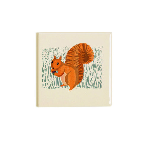 Red Squirrel Coaster