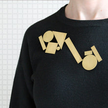 Load image into Gallery viewer, Shape Stack Body Brooch