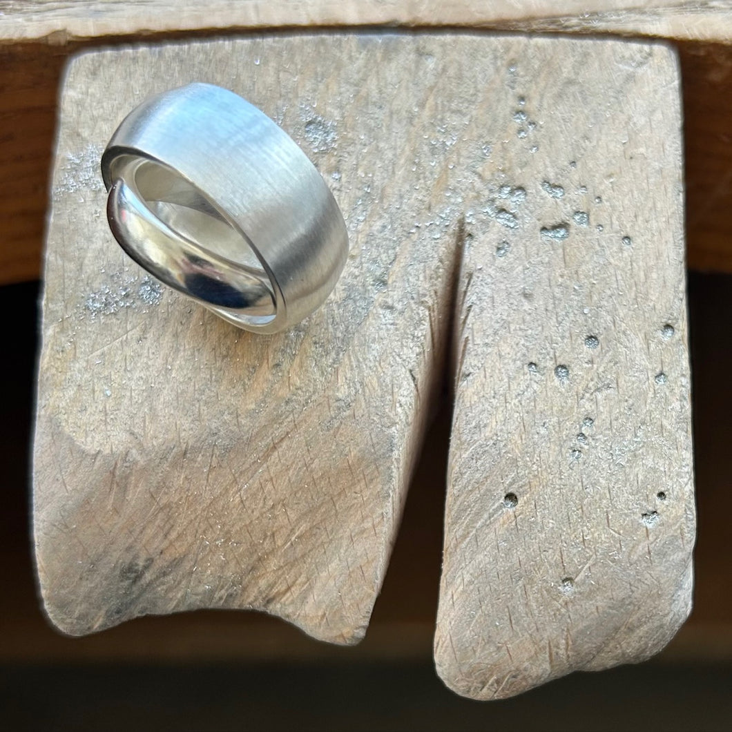 Ring in a Ring in Silver