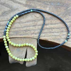 Lemon Jasper Beaded Necklace