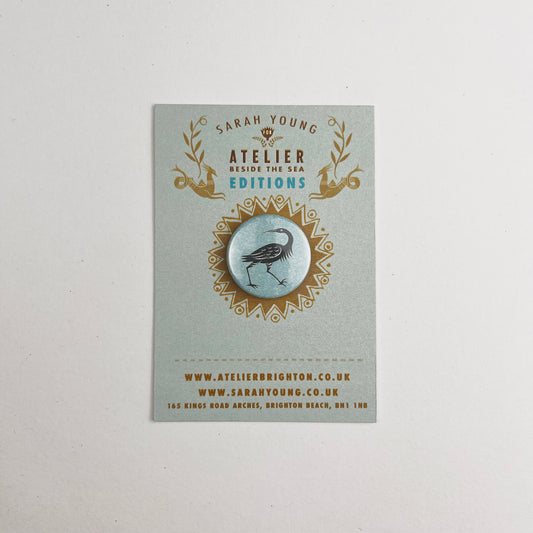 Atelier Editions Pin Badge - Crane