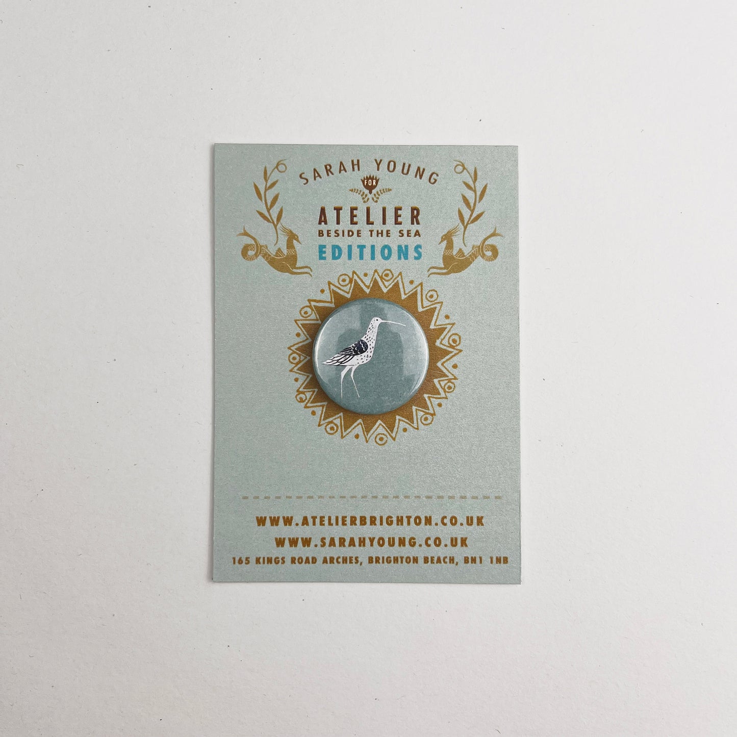 Atelier Editions Pin Badge - Curlew