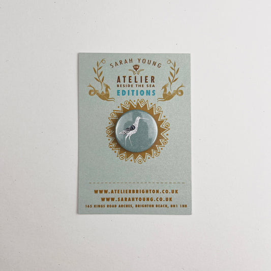 Atelier Editions Pin Badge - Curlew