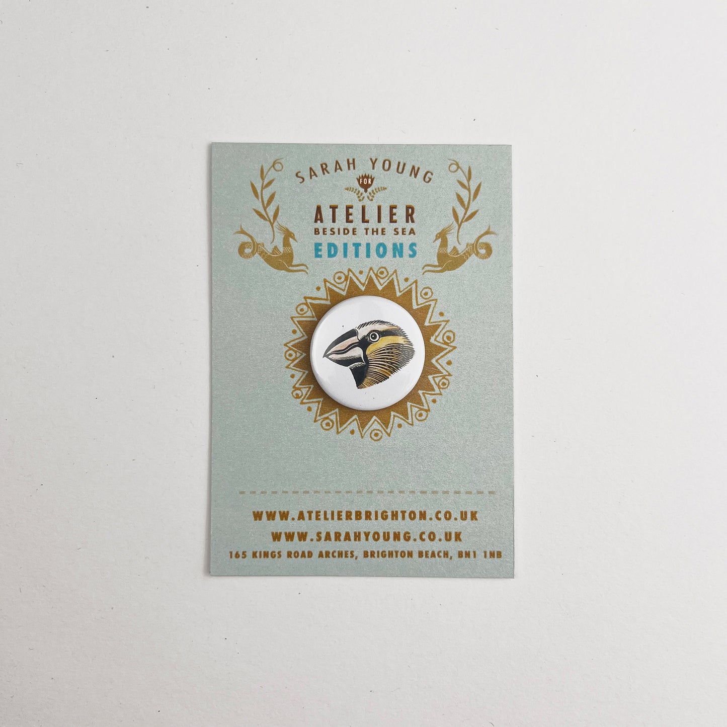Atelier Editions Pin Badge - Finch 1