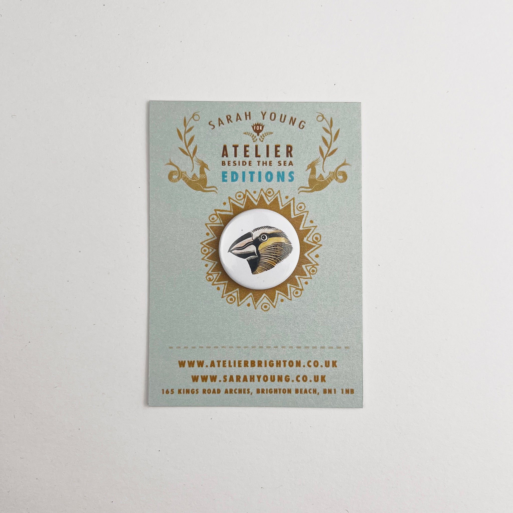 Atelier Editions Pin Badge - Finch 1