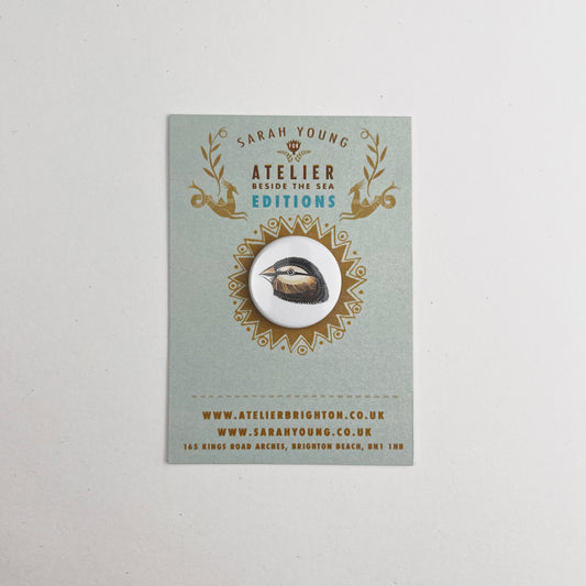 Atelier Editions Pin Badge - Finch 2