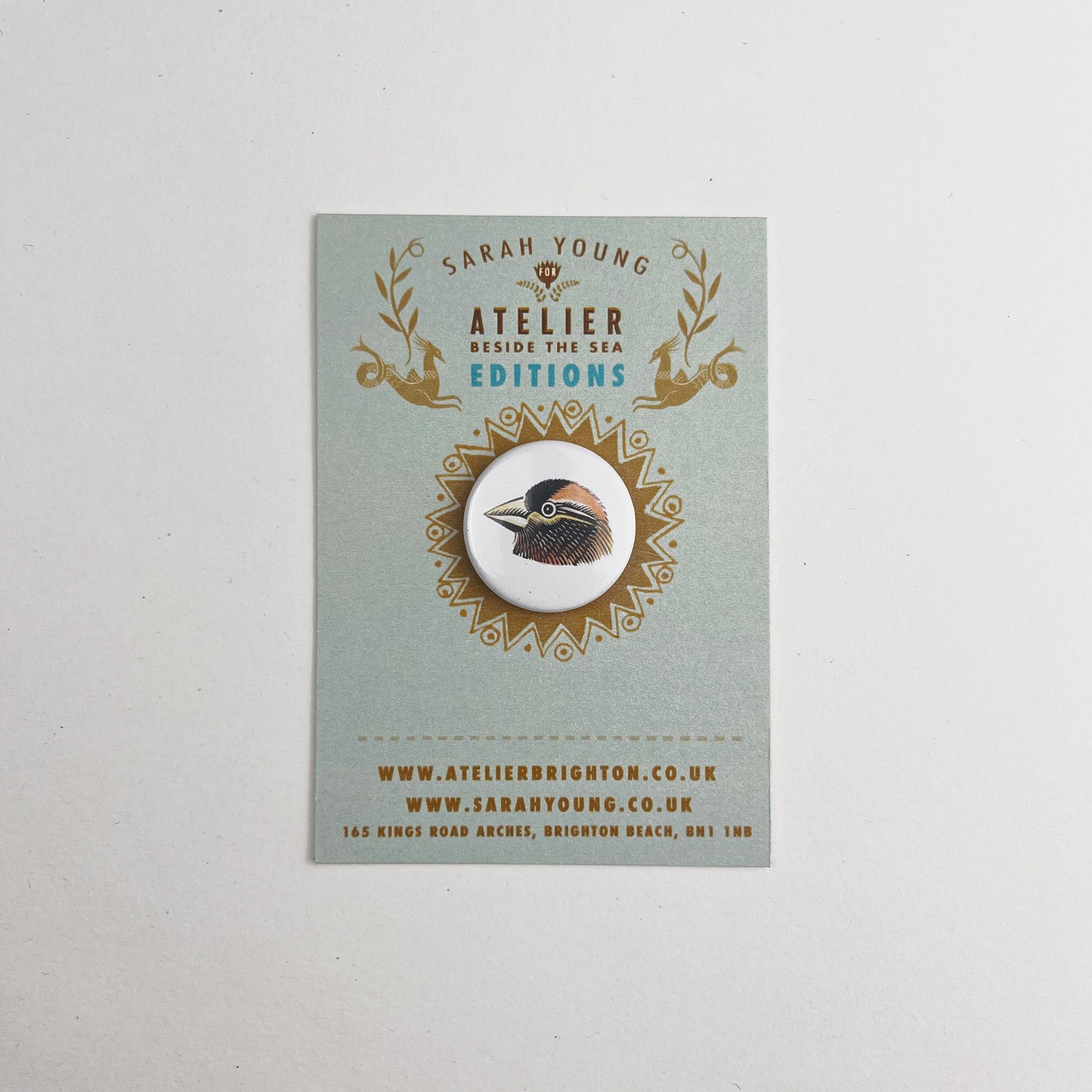Atelier Editions Pin Badge - Finch 4