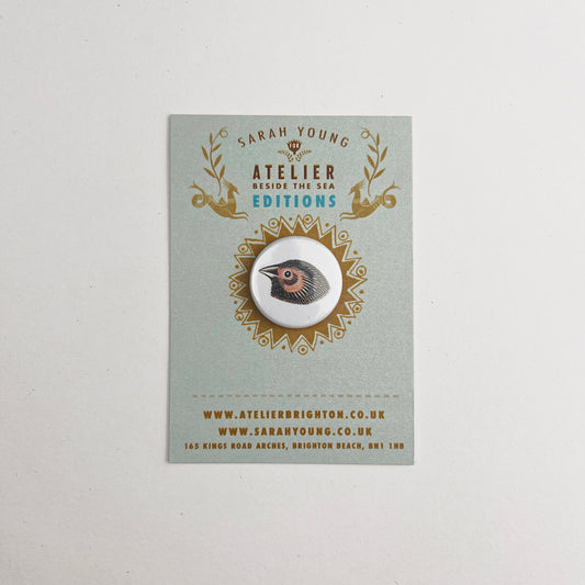Atelier Editions Pin Badge - Finch 5