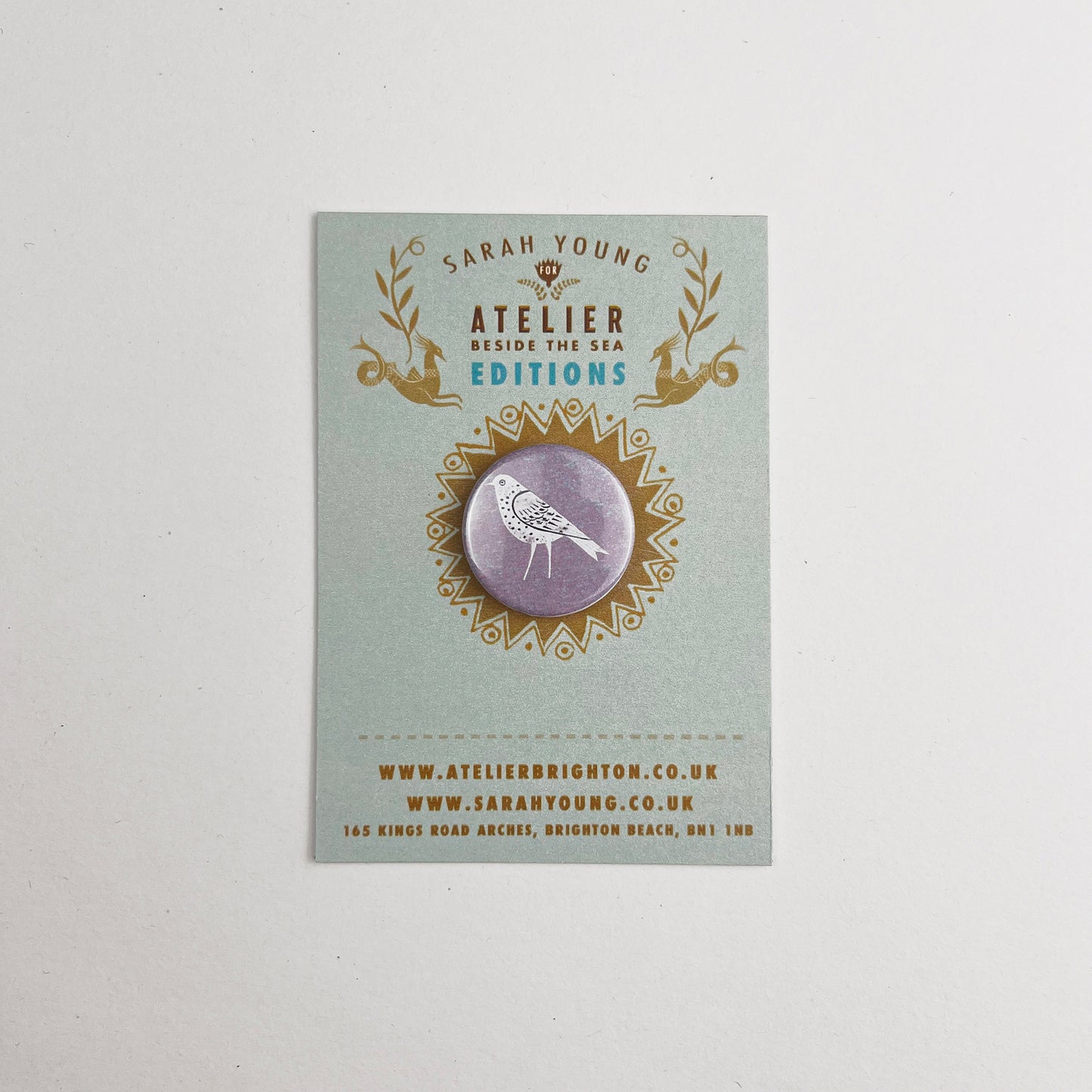 Atelier Editions Pin Badge - Song Thrush