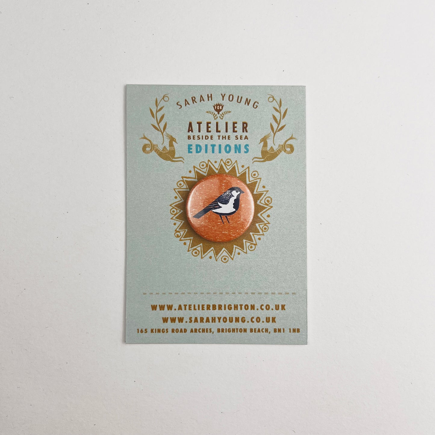 Atelier Editions Pin Badge - Sparrow 1