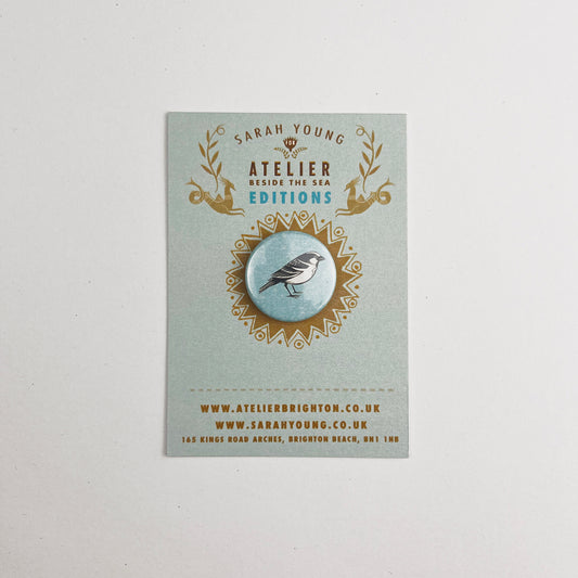 Atelier Editions Pin Badge - Sparrow 2