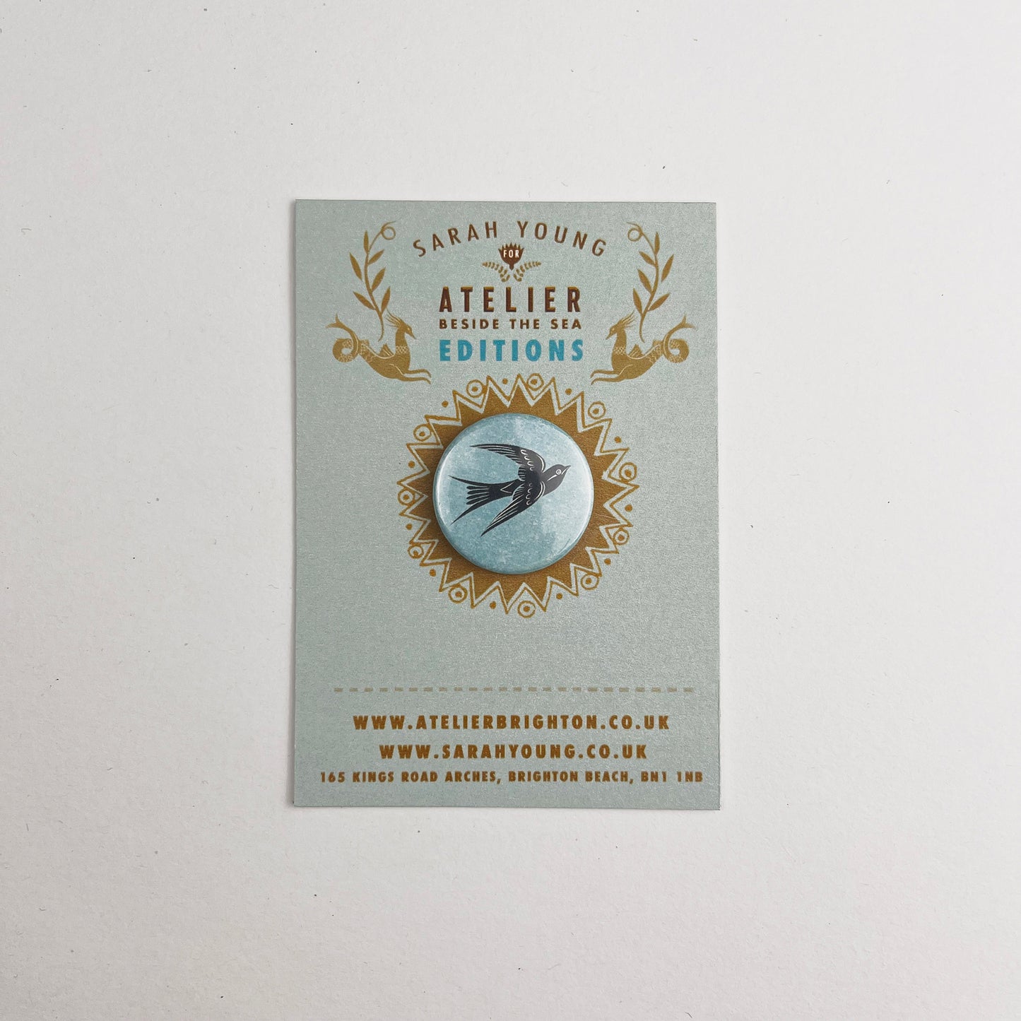 Atelier Editions Pin Badge - Swallow
