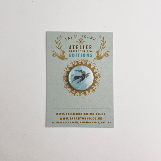 Atelier Editions Pin Badge - Swallow